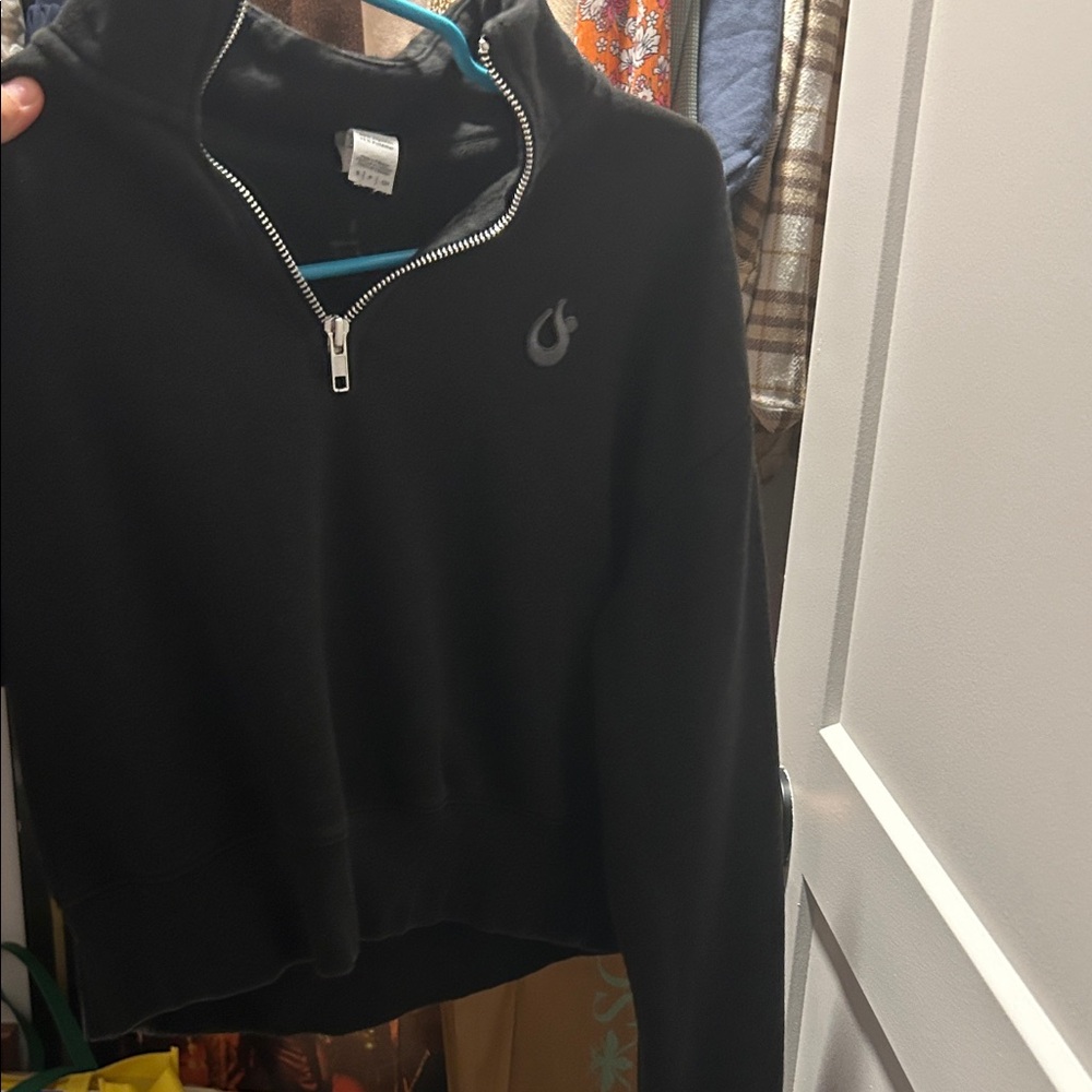 District Black Cowl Neck Sweater